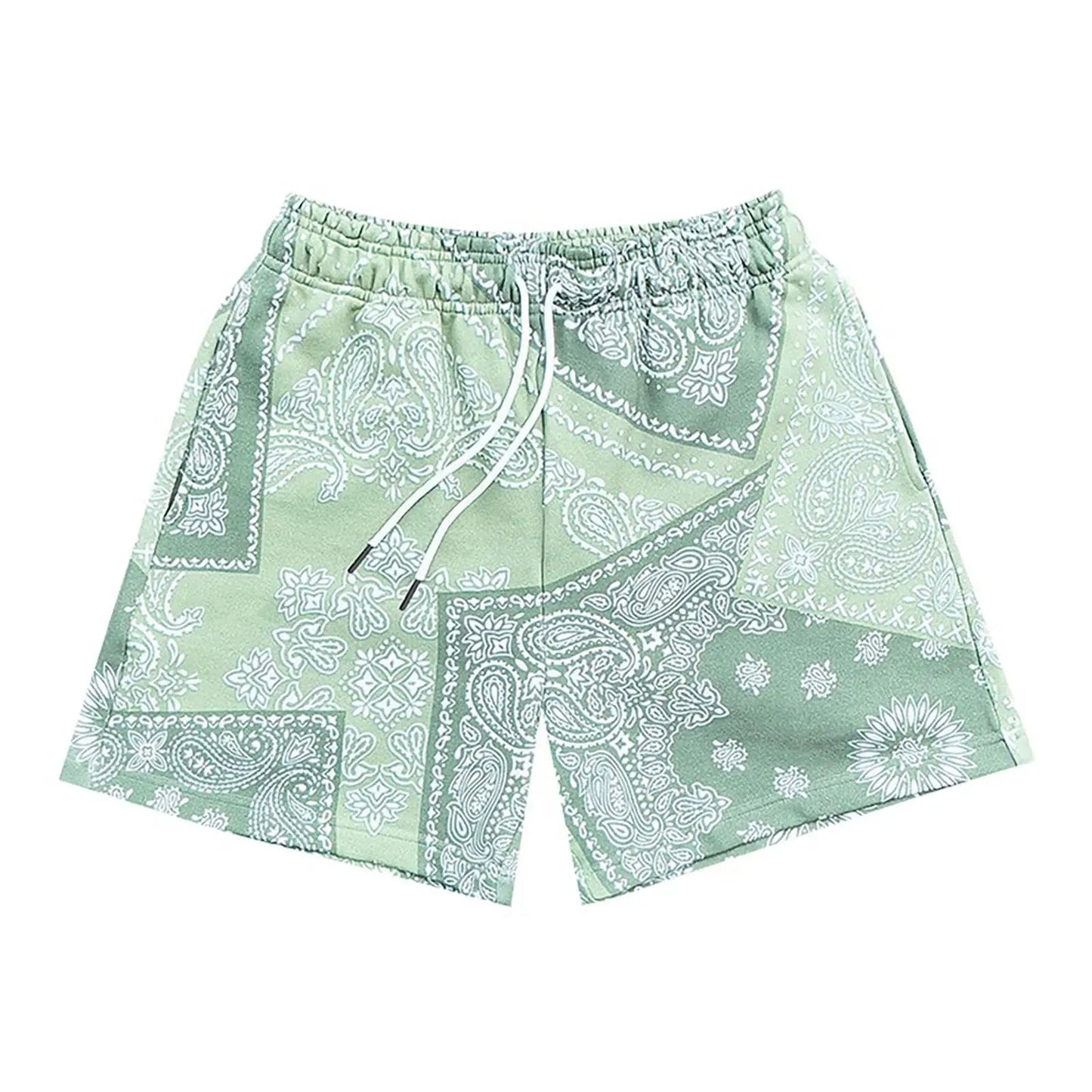 Men's Paisley Pattern Fashion Shorts Boys Summer Cool Hawaii 3D Printed Casual Swim Trunks Quick Dry Surfboard Shorts