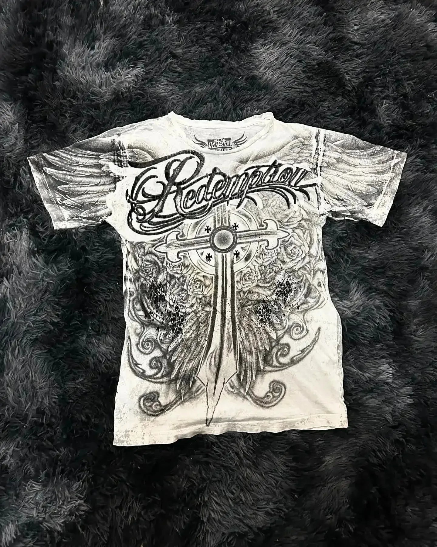 MMA Elite Gothic Skull Cross Tee