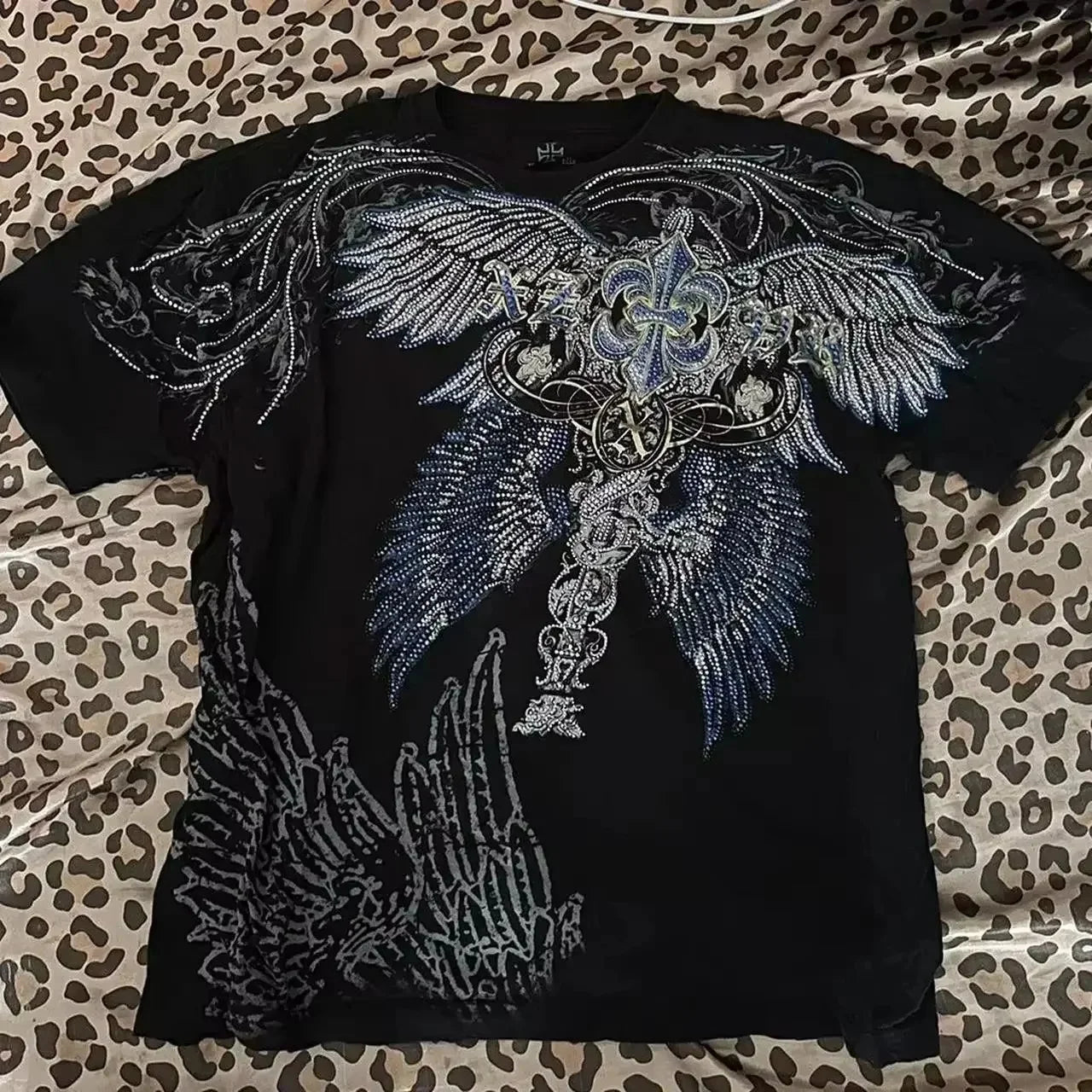 MMA Elite Gothic Skull Cross Tee
