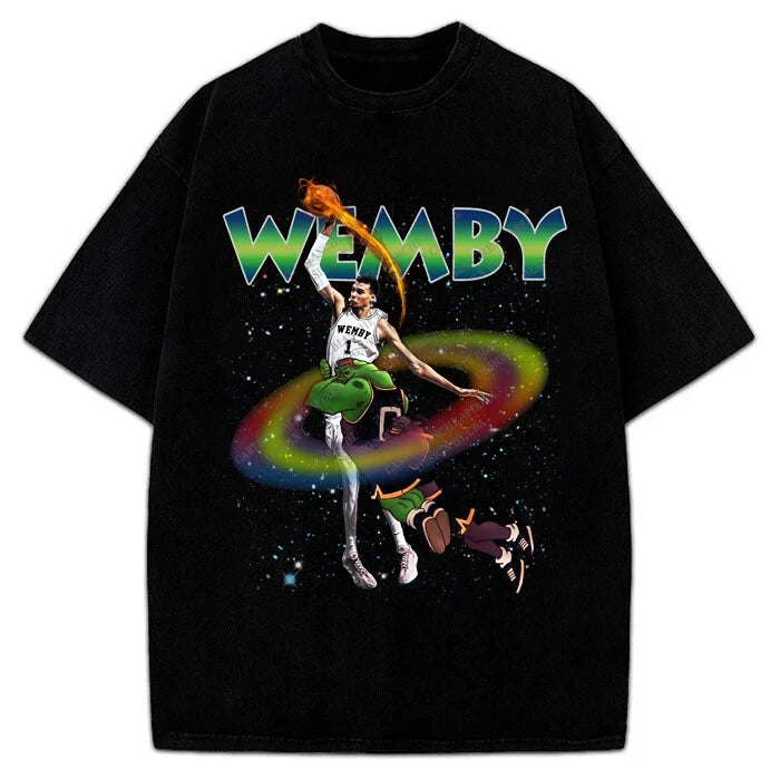Wembanyama Space Jam Vintage Tee