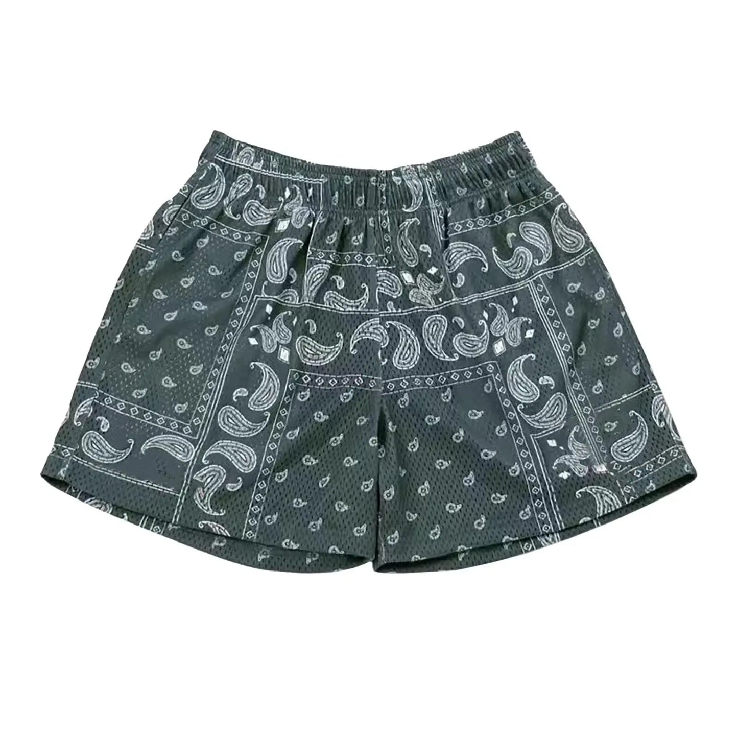 Men's Paisley Pattern Fashion Shorts Boys Summer Cool Hawaii 3D Printed Casual Swim Trunks Quick Dry Surfboard Shorts