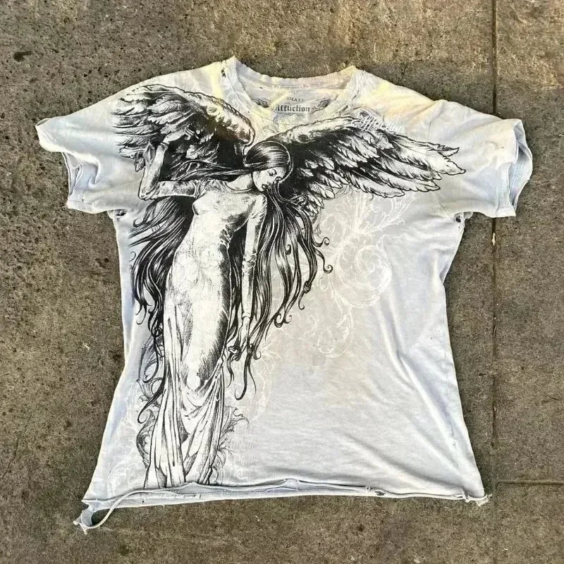 MMA Elite Gothic Skull Cross Tee