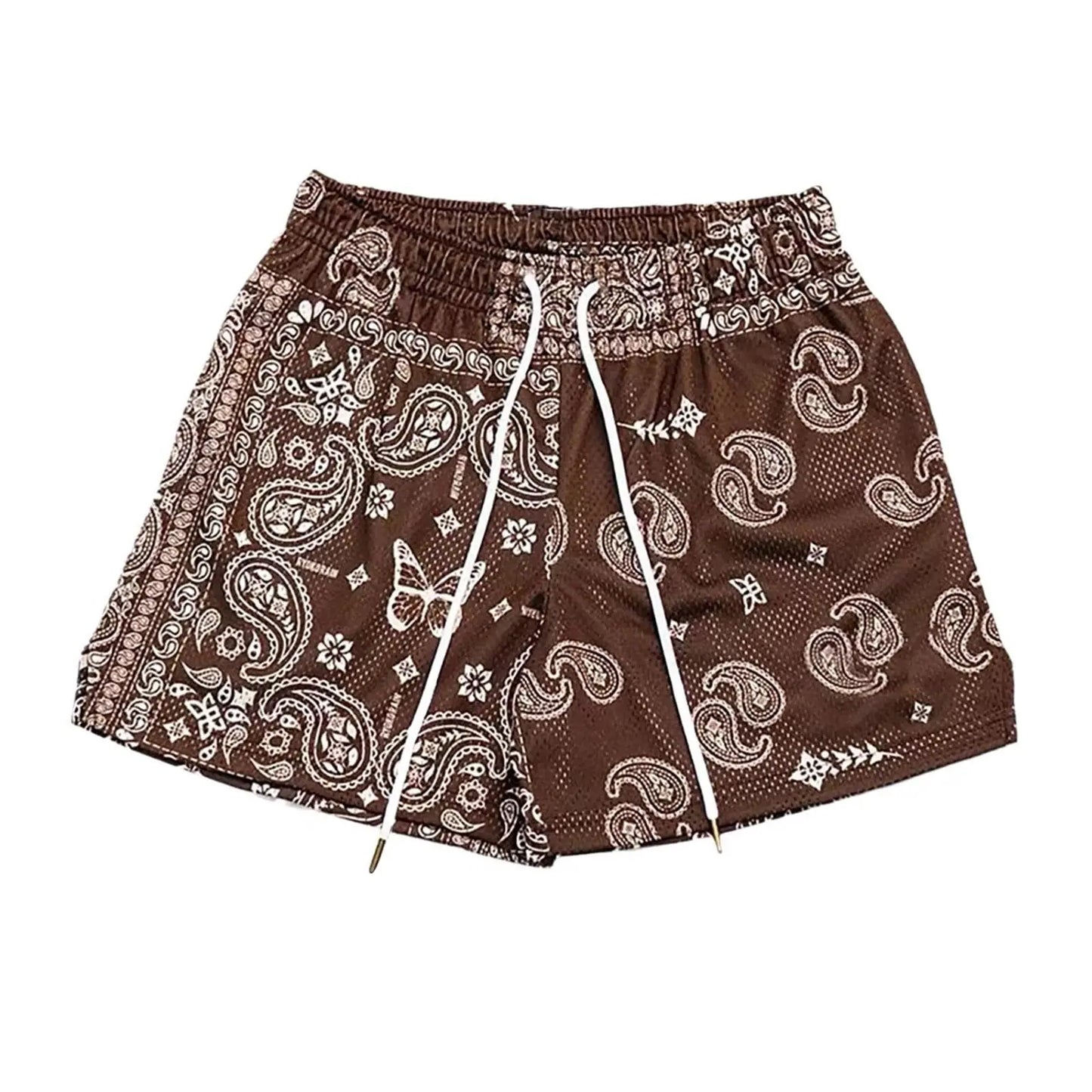Men's Paisley Pattern Fashion Shorts Boys Summer Cool Hawaii 3D Printed Casual Swim Trunks Quick Dry Surfboard Shorts