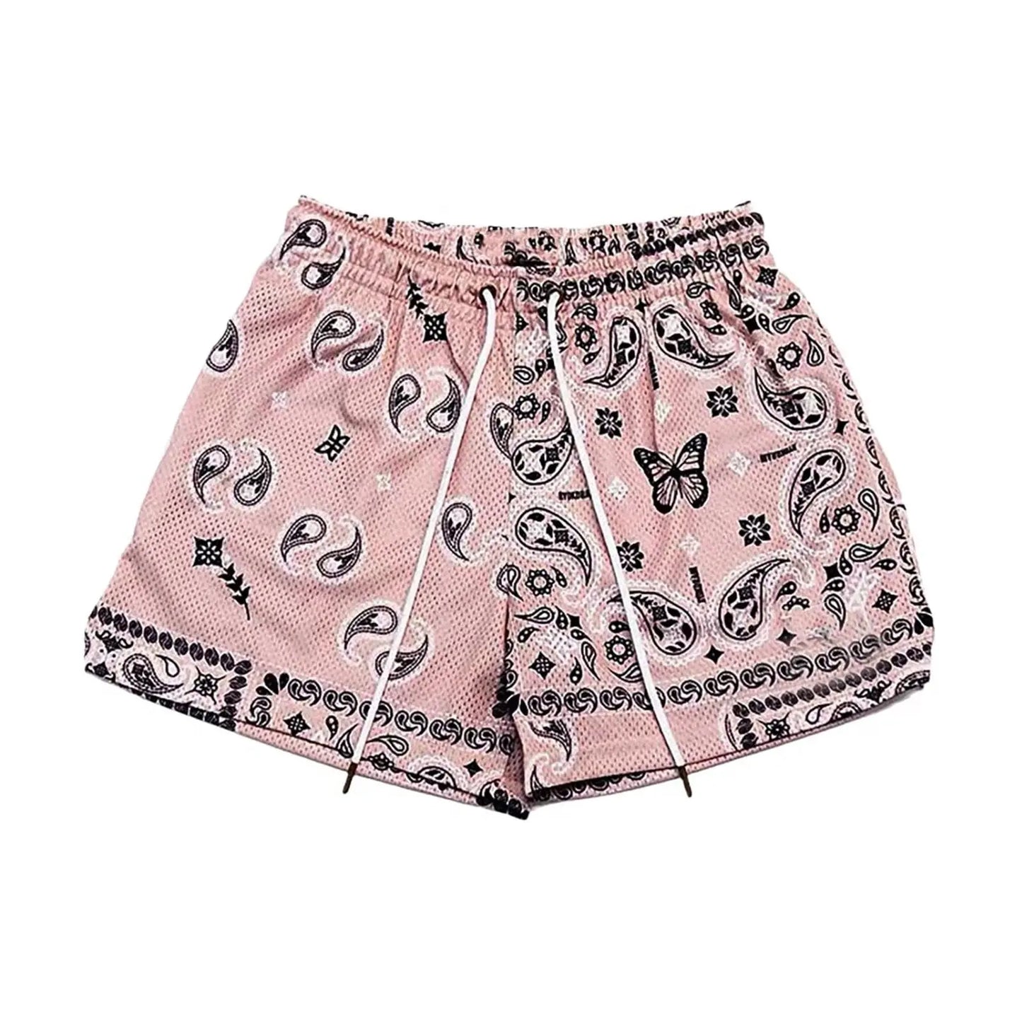 Men's Paisley Pattern Fashion Shorts Boys Summer Cool Hawaii 3D Printed Casual Swim Trunks Quick Dry Surfboard Shorts