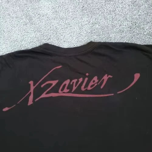 Y2K American  Xzavier Mens Gothic Fitness Shirts High Elastic Long Sleeve Moisture Wicking Breathable Sportswear T Shirt