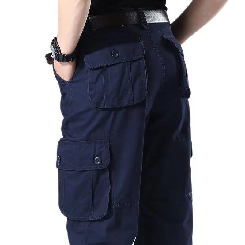 2025 Tactical Cargo Pants Men Cotton Overalls Outdoor Work Trousers Big Size Hombre Clothing Camo Hiking Pants Multiple pockets
