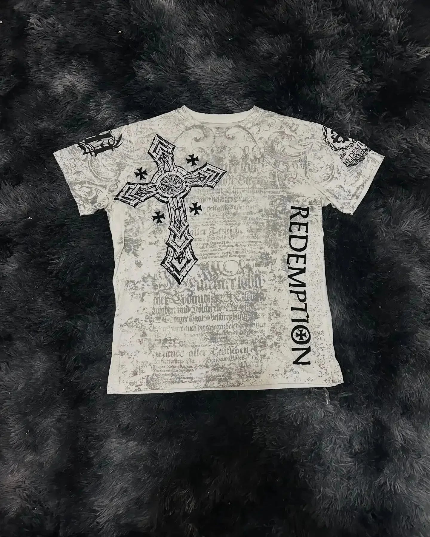 MMA Elite Gothic Skull Cross Tee