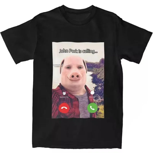 John Pork Meme Graphic Tee