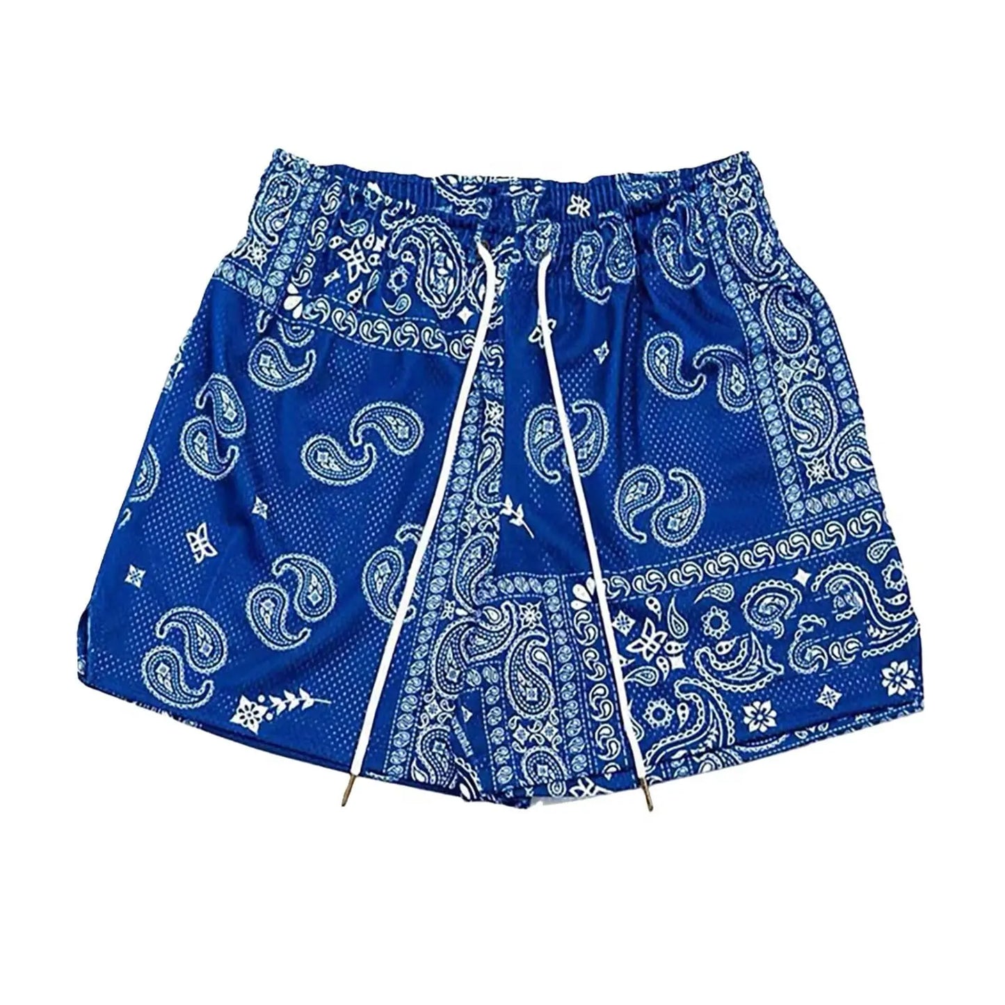 Men's Paisley Pattern Fashion Shorts Boys Summer Cool Hawaii 3D Printed Casual Swim Trunks Quick Dry Surfboard Shorts
