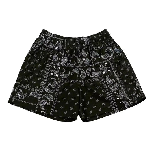 Men's Paisley Pattern Fashion Shorts Boys Summer Cool Hawaii 3D Printed Casual Swim Trunks Quick Dry Surfboard Shorts